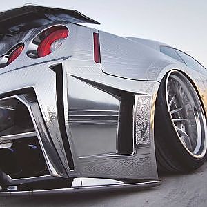 Kuhl Racing's - Chrome GTR on Savini Concave Step Lips