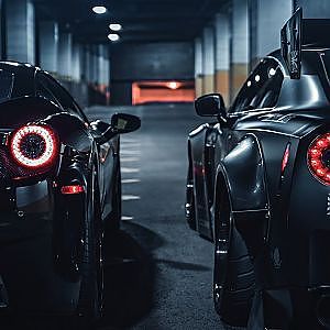 Liberty Walk Ferrari 488 GTB Wide body vs Liberty Walk Nissan GT-R R35 let's check this out