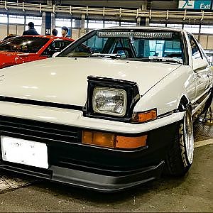 (4K)TOYOTA AE86 Sprinter Trueno ハチロク スプリンタートレノ - NAGOYA AUTO TREND 2019