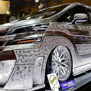 (4K)KUHL RACING ENGRAVING TOYOTA 30 VELLFIRE 2017 modified クールレーシング・メタルヴェルファイアカスタム - 大阪オートメッセ2017 - YouTube