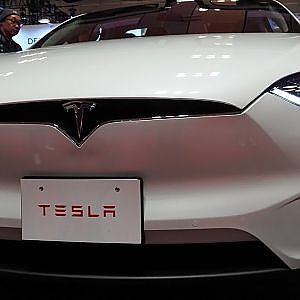 (4K)TESLA Model X interior 2018 テスラ モデルX - 大阪モーターショー2017