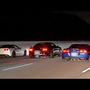 Battle of the V8s! CORVETTE vs MUSTANG!