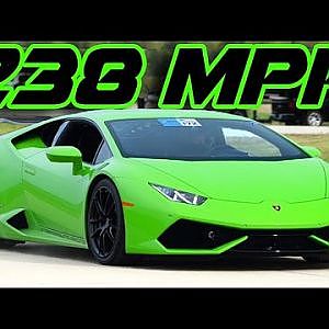2,300hp Lambo goes 238.60MPH - NEW 1/2 MILE WORLD RECORD! - YouTube