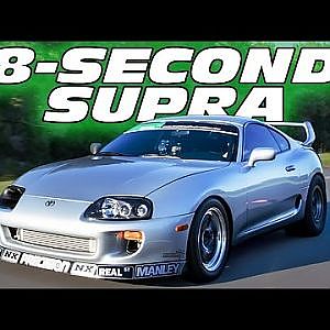 Geo’s 1400hp 8-Second STREET Supra @ SCT Orlando! - YouTube